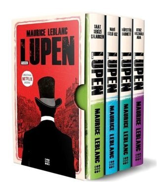 Arsen Lüpen Kutulu Siyah Set - 4 Kitap Takım - Maurice Leblanc - Dokuz Yayınları