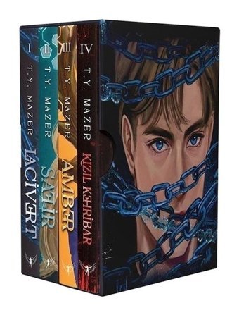 Lacivert Serisi Seti - 4 kitap Takım Kutulu - T. Y. Mazer - Artemis Yayınları