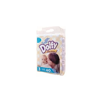 Dolfy Midi 3 Numara Cırtlı Bebek Bezi 40 Adet