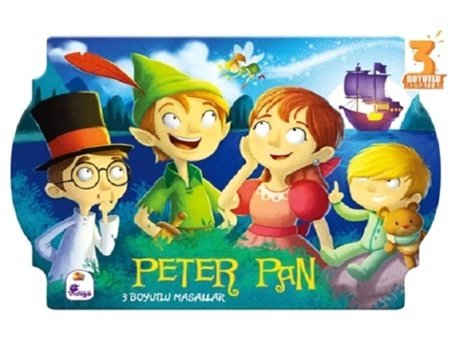 İndigo Çocuk Peter Pan - 3 Boyutlu Masallar (Ciltli) kitabı - Kolektif - İndigo Çocuk