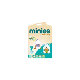 Minies XXL 7 Numara Cırtlı Bebek Bezi 22 Adet