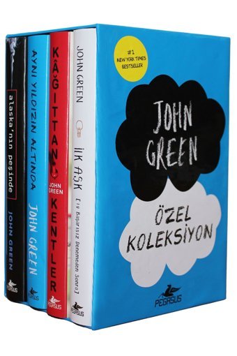 Pegasus Yayınları John Green Özel Koleksiyonu Kutulu Set (Ciltli 4 Kitap) - John Green