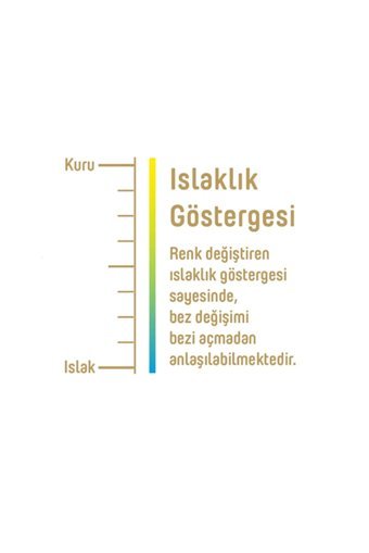 Pure Baby Organik 1 Numara Organik Cırtlı Bebek Bezi 4x64 Adet