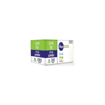 Sleepy Natural 5 Numara Organik Cırtlı Bebek Bezi 96 Adet