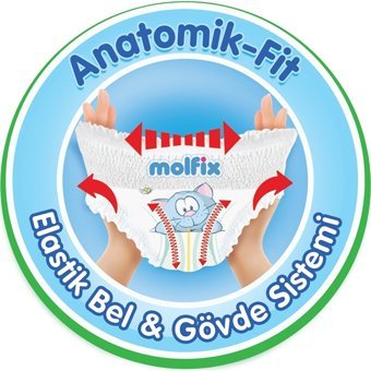 Molfix Maxi 4 Numara Göbek Oyuntulu Külot Bebek Bezi 180 Adet