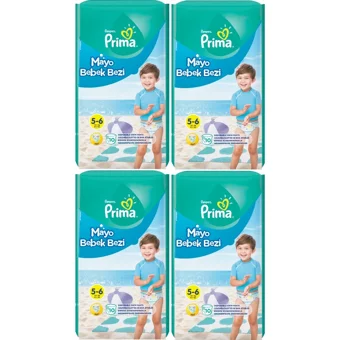 Prima 5 Numara Mayo Bebek Bezi 4x10 Adet
