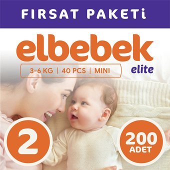Charge Mini 2 numara Cırtlı Bebek Bezi 200 Adet
