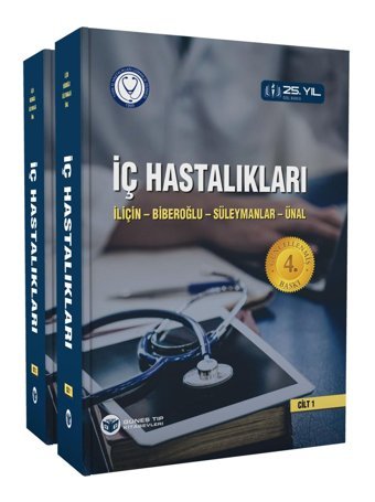 Güneş Tıp Kitabevleri İç Hastalıkları 2 Cilt, 4. Baskı ( İliçin, Biberoğlu, Süleymanlar, Ünal )