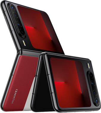 Huawei Pura X 512 GB Hafıza 16 GB Ram 6.3 inç 50 MP Çift Hatlı OLED Ekran HarmonyOS Akıllı Cep Telefonu Kırmızı