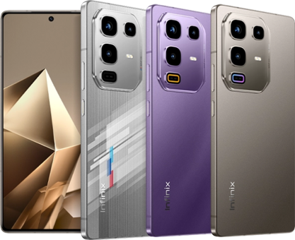Infinix Note 50 Pro 4G 256 GB Hafıza 12 GB Ram 6.78 inç 50 MP Çift Hatlı AMOLED Ekran Android Akıllı Cep Telefonu Titanyum