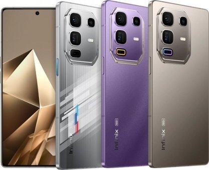 Infinix Note 50 Pro+ 256 GB Hafıza 12 GB Ram 6.78 inç 50 MP Çift Hatlı AMOLED Ekran Android Akıllı Cep Telefonu Mor