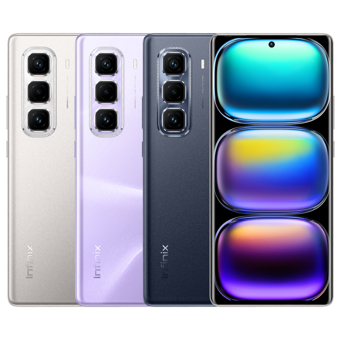 Infinix Hot 50 Pro+ 256 GB Hafıza 12 GB Ram 6.78 inç 50 MP Çift Hatlı AMOLED Ekran Android Akıllı Cep Telefonu Gri