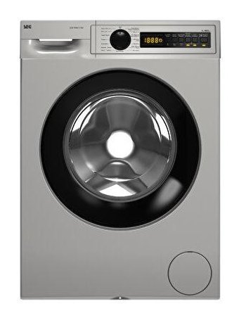 SEG SCM 90M10 S INV 9 kg 1000 Devir Gri Solo Çamaşır Makinesi