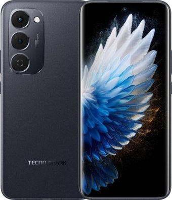 Tecno Spark 40 Pro+ 256 GB Hafıza 8 GB Ram 6.78 inç 50 MP Çift Hatlı AMOLED Ekran Android Akıllı Cep Telefonu Siyah