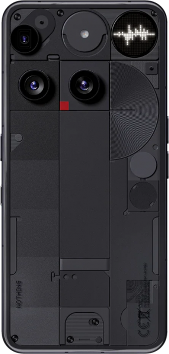 Nothing Phone 3 256 GB Hafıza 12 GB Ram 6.67 inç 50 MP Çift Hatlı AMOLED Ekran Android Akıllı Cep Telefonu Siyah