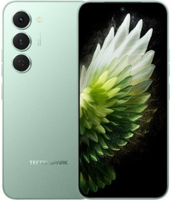 Tecno Spark 40 Pro 256 GB Hafıza 8 GB Ram 6.78 inç 50 MP Çift Hatlı AMOLED Ekran Android Akıllı Cep Telefonu Yeşil