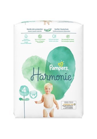 Prima Harmonie Maxi 4 Numara Organik Cırtlı Bebek Bezi 2x19 Adet