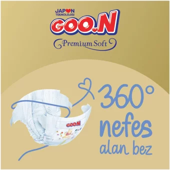 Goon Premium Soft 5 Numara Cırtlı Bebek Bezi 4x28 Adet