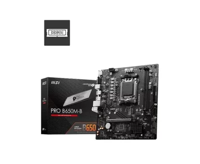 Msı Pro B650M-B AM5 Ddr5 6800Mhz Pcıe 4.0 Hdmı Amd Anakart