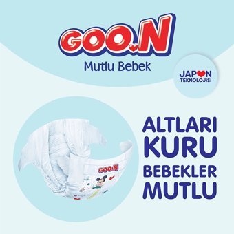 Goon Mutlu Bebek Maxi 4 Numara Cırtlı Bebek Bezi 160 Adet