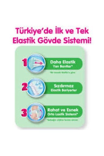 Molfix Junior Plus 5 + Numara Cırtlı Bebek Bezi 108 Adet