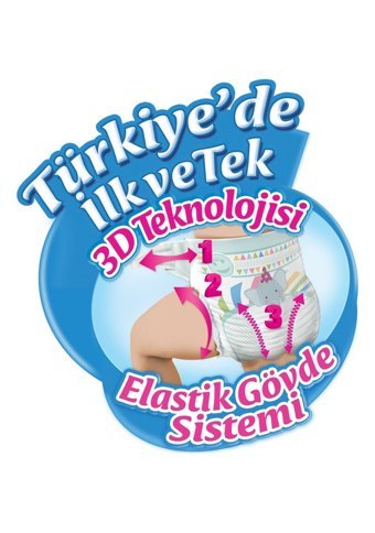 Molfix 3D Maxi Plus 4 Numara Cırtlı Bebek Bezi 156 Adet