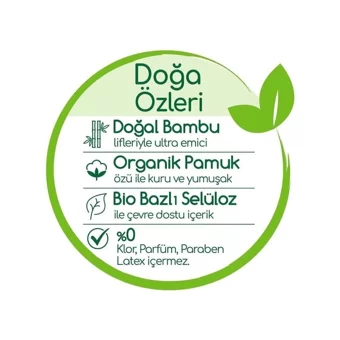 Molfix Bebem Natural Junior 5 Numara Organik Cırtlı Bebek Bezi 144 Adet