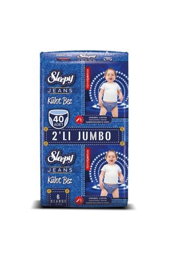 Sleepy Xlarge 6 Numara Külot Bebek Bezi 40 Adet
