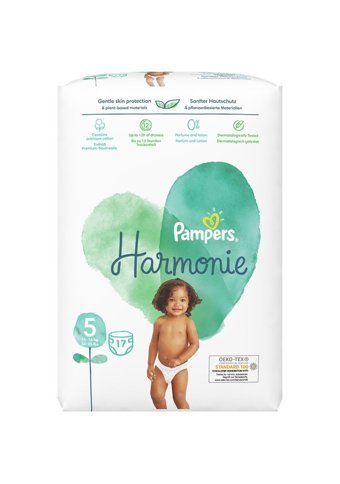 Prima Harmonie Junior 5 Numara Organik Cırtlı Bebek Bezi 3x17 Adet