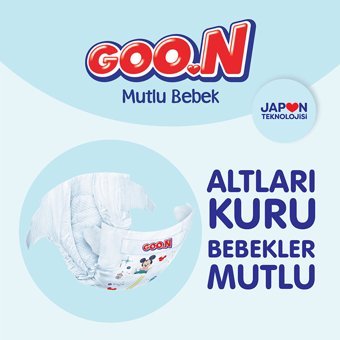 Goon Mutlu Bebek 3 Numara Cırtlı Bebek Bezi 400 Adet