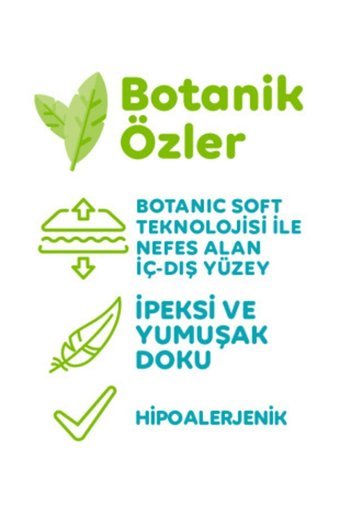 Önlem Botanika Jumbo 5 Numara Organik Cırtlı Bebek Bezi 5 Adet