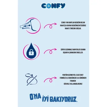 Confy Premium Mini 2 Numara Cırtlı Bebek Bezi 320 Adet