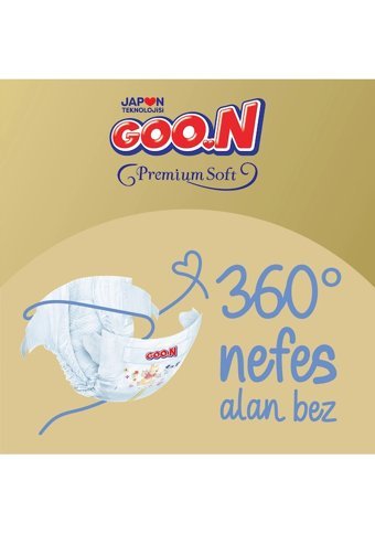 Goon Premium Soft Midi 3 Numara Cırtlı Bebek Bezi 160 Adet