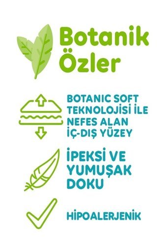 Önlem Botanika Yenidoğan 1 Numara Organik Göbek Oyuntulu Cırtlı Bebek Bezi 44 Adet