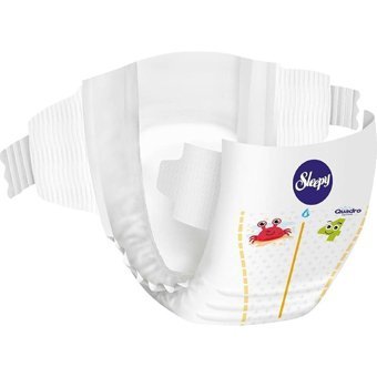 Sleepy Extra Maxi 4 Numara Organik Cırtlı Bebek Bezi 4x96 Adet