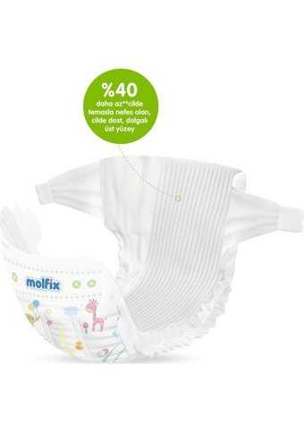 Molfix Pure & Soft 5 Numara Cırtlı Bebek Bezi 396 Adet