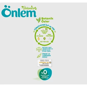 Önlem Botanika Ekstra Large 6 Numara Organik Cırtlı Bebek Bezi 170 Adet