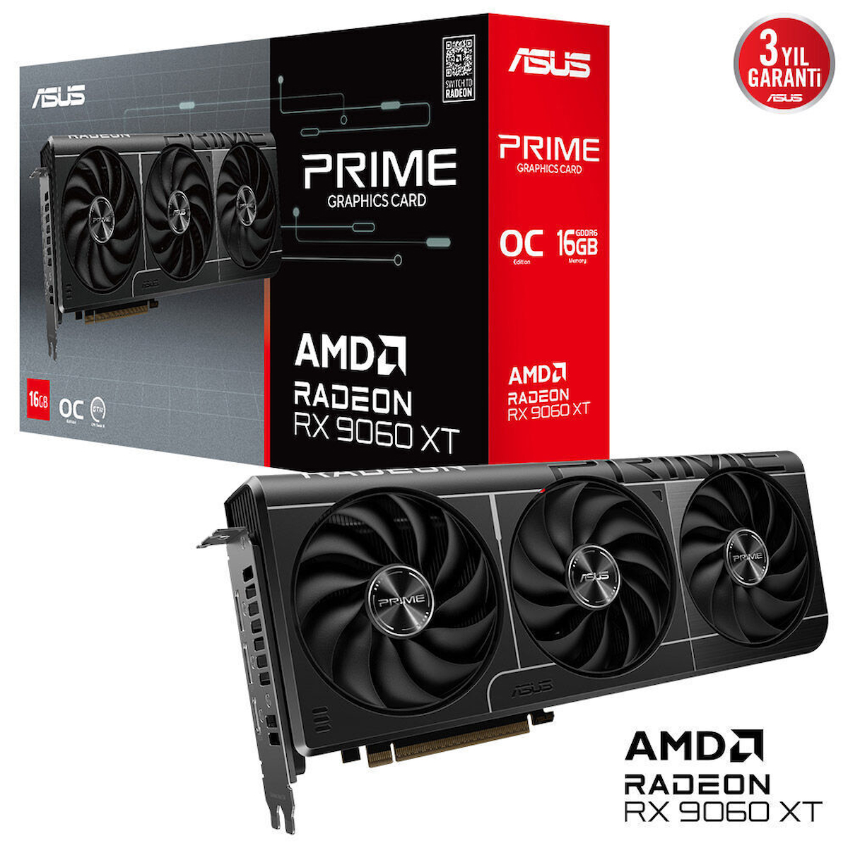 ASUS PRIME-RX9060XT-O16G AMD