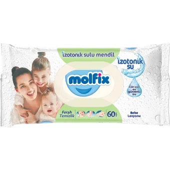 Molfix Extra Large 6 Numara Bantlı Bebek Bezi 62 Adet + 3 Adet Islak Mendil - 6