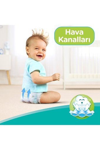 Prima Yenidoğan 1 Numara Göbek Oyuntulu Cırtlı Bebek Bezi 272 Adet