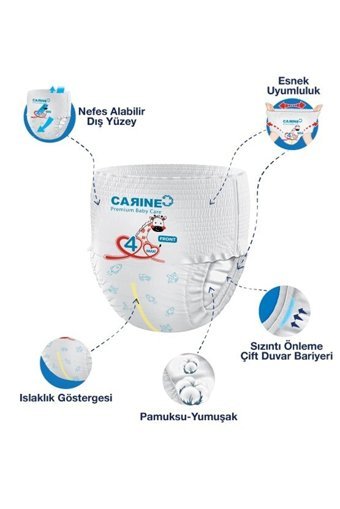 Carine Active XL 6 Numara Külot Bebek Bezi 24 Adet