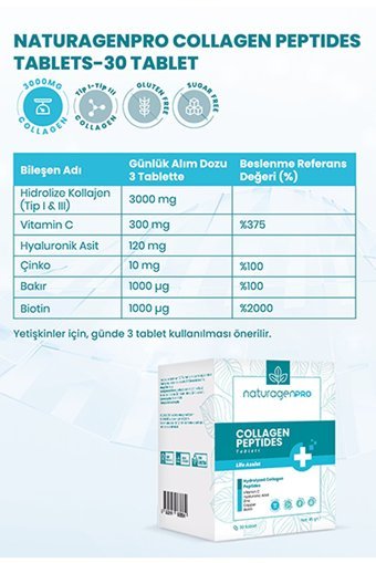 Naturagen Life Assist Tablet Kolajen 2x30 Tablet