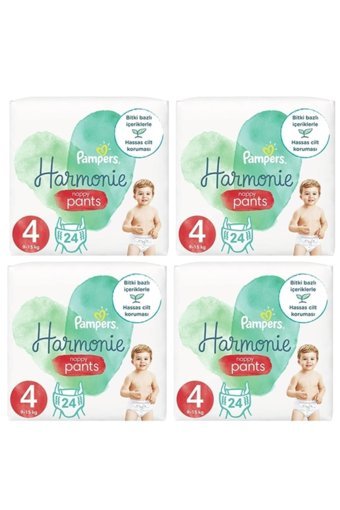 Prima Harmonie 4 Numara Külot Bebek Bezi 4x24 Adet