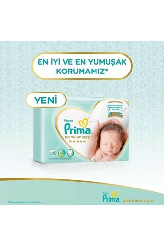 Prima Premium Care 2 Numara Cırtlı Bebek Bezi 148 Adet