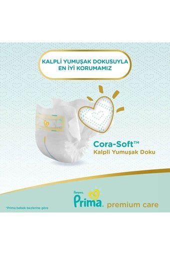 Prima Premium Care 2 Numara Cırtlı Bebek Bezi 148 Adet