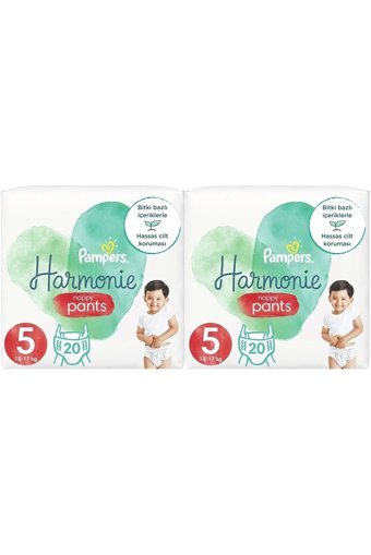 Prima Harmonie 5 Numara Külot Bebek Bezi 2x20 Adet