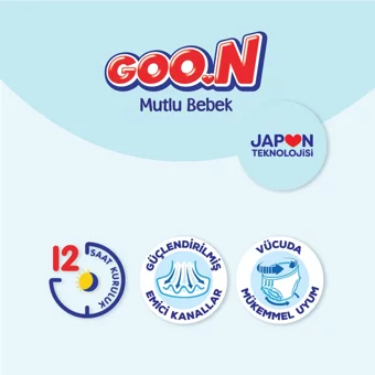 Goon Mutlu Bebek 5 Numara Cırtlı Bebek Bezi 26 Adet