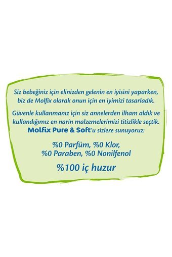 Molfix Pure & Soft 4 Numara Cırtlı Bebek Bezi 2x30 Adet