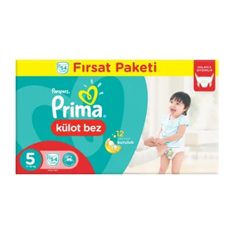 Prima Fırsat Paketi 5 Numara Külot Bebek Bezi 5 Adet