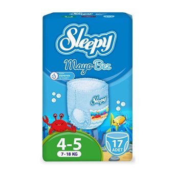 Sleepy Junior 4-5 Numara Mayo Bebek Bezi 17 Adet